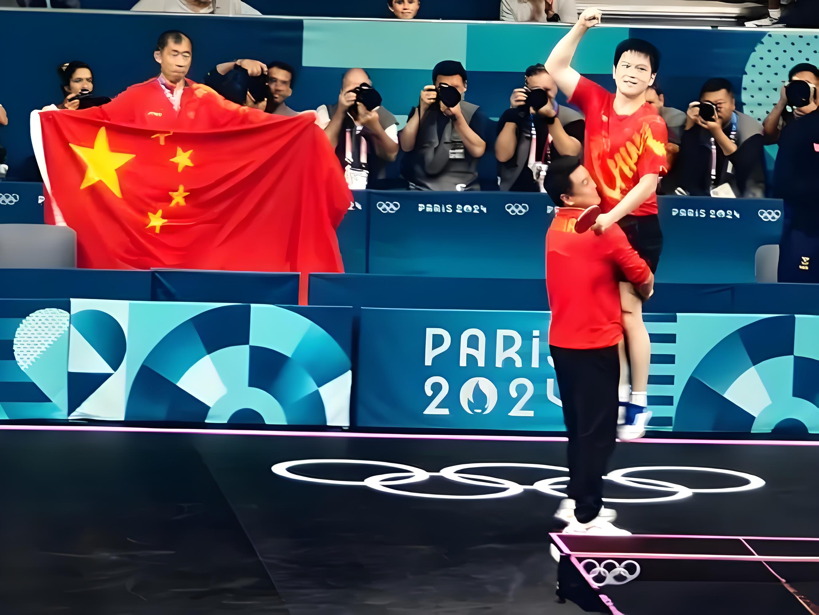 中国队轻取德国队，马龙点燃赛场